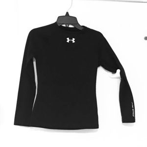 Youth Med Under  Armour black compression shirt